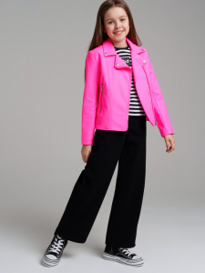 Куртка из экокожи для девочки
