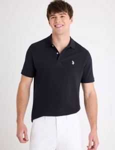 SOLID PIQUE SMALL LOGO POLO SHIRT