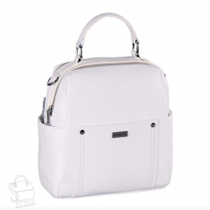Рюкзак женский кожаный 99353-2 white Velina Fabbiano-Safenta в Новосибирске
