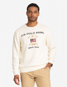 USPA MALLET CREW NECK SWEATER