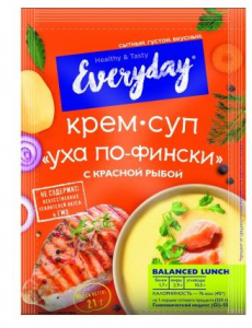 EVERYDAY Крем-суп уха по фински с красной рыбой ПАКЕТ 21г