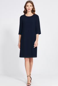 Платье Bazalini 4854 т.синий