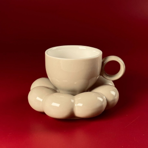 164-022 Чашка 220мл с блюдцем в под.цуп.(х24)Фарфор