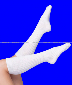 6 ПАР- Зувей термогольфы женские шерсть ЛАМЫ арт. 2266 МОЛОЧНЫЕ