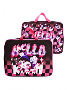 Папка с ручками текстильная А4, 360?245?70 мм, Calligrata TOP «Кавай»