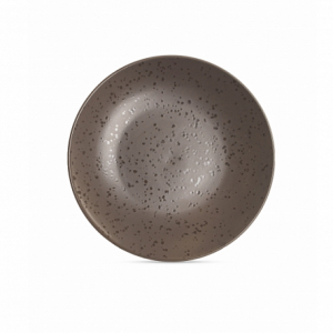Тарелка десертная DROPS серо-коричневый 20см