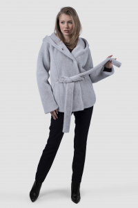 01-12258 Пальто женское демисезонное (пояс)