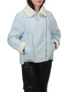 S24-163 BLUE Куртка демисезонная женская (100 гр. холлофайбер)