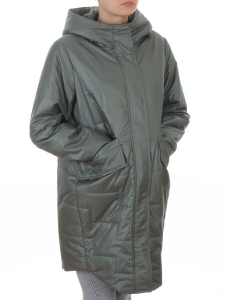 9616 GREEN Куртка демисезонная женская (100 гр. холлофайбер)