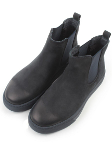 05-X30311A-7 INK. BLUE Ботинки демисезонные мужские (натуральная кожа, байка)