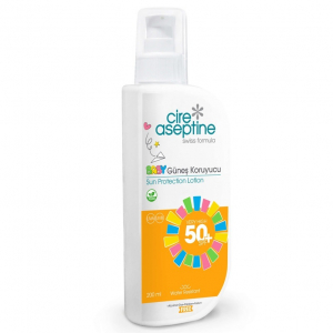 Лосьон для тела детский солнцезащитный Cire Aseptine Sun Protection Lotion 50 SPF 200 мл