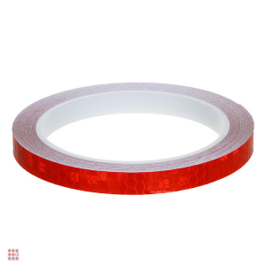 Клейкая лента сигнальная красная, 8м., 1 шт.