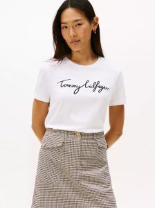 Embroidered Signature Crewneck T-Shirt