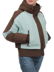 H24-381 BROWN MENTHOL Куртка зимняя женская (80% пух / 20% перо) M - 44 российский