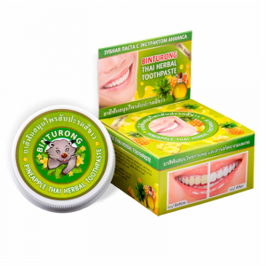 Тайская зубная паста с экстрактом Ананаса. Binturong