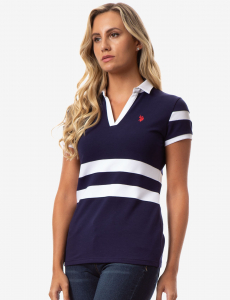 RUGBY STRIPE POLO SHIRT