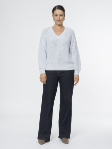 Джемпер с длинным рукавом из хлопковой пряжи