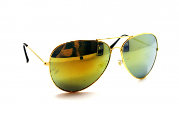 Распродажа солнцезащитные очки R 3028 золото зеленый зеркальный