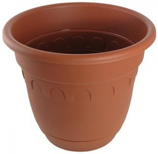 Горшок КОЛЫВАНЬ 6.7л26см коричневый