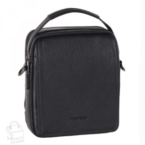 Сумка мужская кожаная 9913-2H black  Heanbag