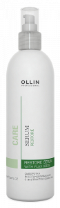 OLLIN CARE Сыворотка восстанавливающая с экстрактом семян льна 150мл/Restore Serum with Flax Seeds