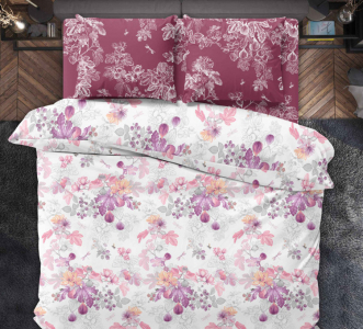 Наволочка Инжир бордо (основа) бязь