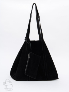 Сумка женская кожаная 1029M black Polina&Eiterou  в Новосибирске