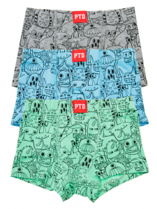 Трусы-боксеры для мальчика, 3 шт. в комплекте