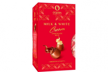 «O'Zera», шоколадные конфеты Milk & White Cream, 200 г