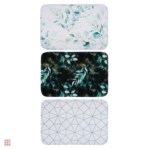 VETTA Коврик для ванной, флис, губка 0,5 см, 40x60см