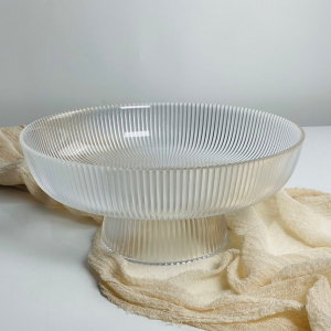 588-770 Фруктовница 26см на ножке в под.уп.(х4)Стекло