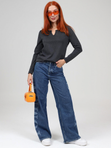 Синти - лонгслив антрацит