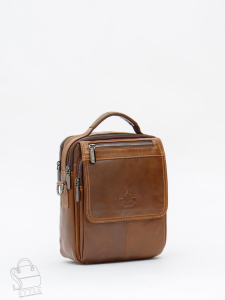 Сумка мужская кожаная 99888Z brown Zinimsk
