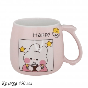 315-029 Детская кружка 450мл в под.уп. (х48)Фарфор