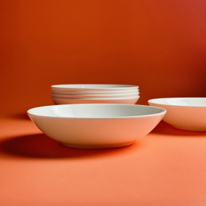 305-160 Набор из 6 тарелок глубоких 20,5см РОМАНО в под.уп.(х8)Фарфор