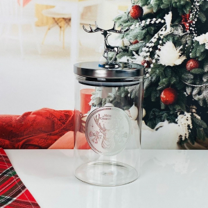 588-732 Банка для сыпучих продуктов 1085мл. в под.уп.(х24)Стекло