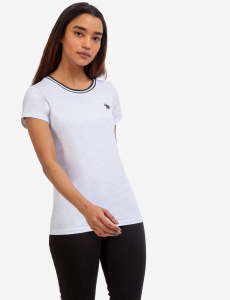 RINGER NECK TRIM T-SHIRT