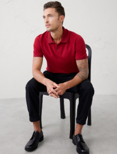 Slim Cotton Pique Polo