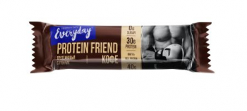 EVERYDAY PROTEIN FRIEND Батончик высокобелковый глазирован.  со вкусом кофе п/п 40г