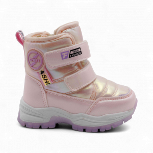 Ботинки на меху С7719-13 розовые