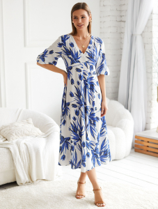 Платье из вискозы с лиоцеллом