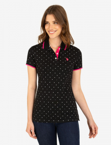 DOT PRINT POLO SHIRT