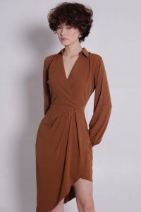 11387 Платье с запахом 