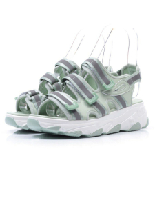 08-PED92-2 GREEN Босоножки (натуральная кожа, стелька натуральная кожа)