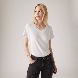 Boxy V-neck T-shirt