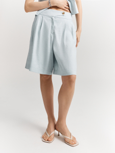 Шорты-бермуды со льном