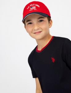 BOYS TIPPED CREW NECK T-SHIRT