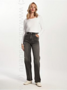 Брюки джинсовые женские Con-824 Basic Elegant Conte Дроп