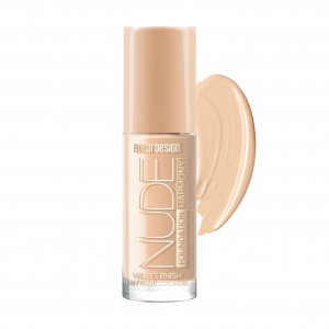 Крем тональный Nude Harmony BelorDesign бежевый 201 light beige  естественный эффект