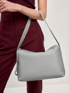 Женская кожаная сумка Richet 3157LN 949 Серый